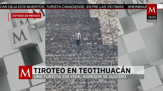 Registran tiroteo en Teotihuacán, el agresor disparó a turistas | Jaime Núñez, 20 de abril de 2026