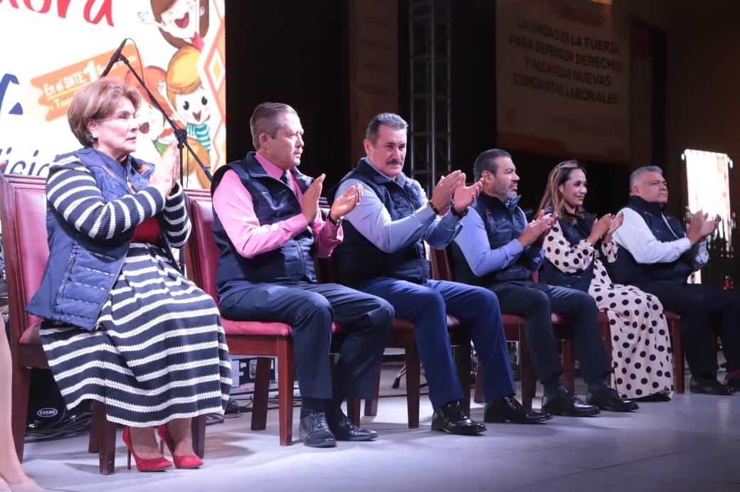 Esta celebración se realizó la tarde de este martes en la Unidad Cultural y Deportiva del Sindicato Nacional de Trabajadores de la Educación sección 1