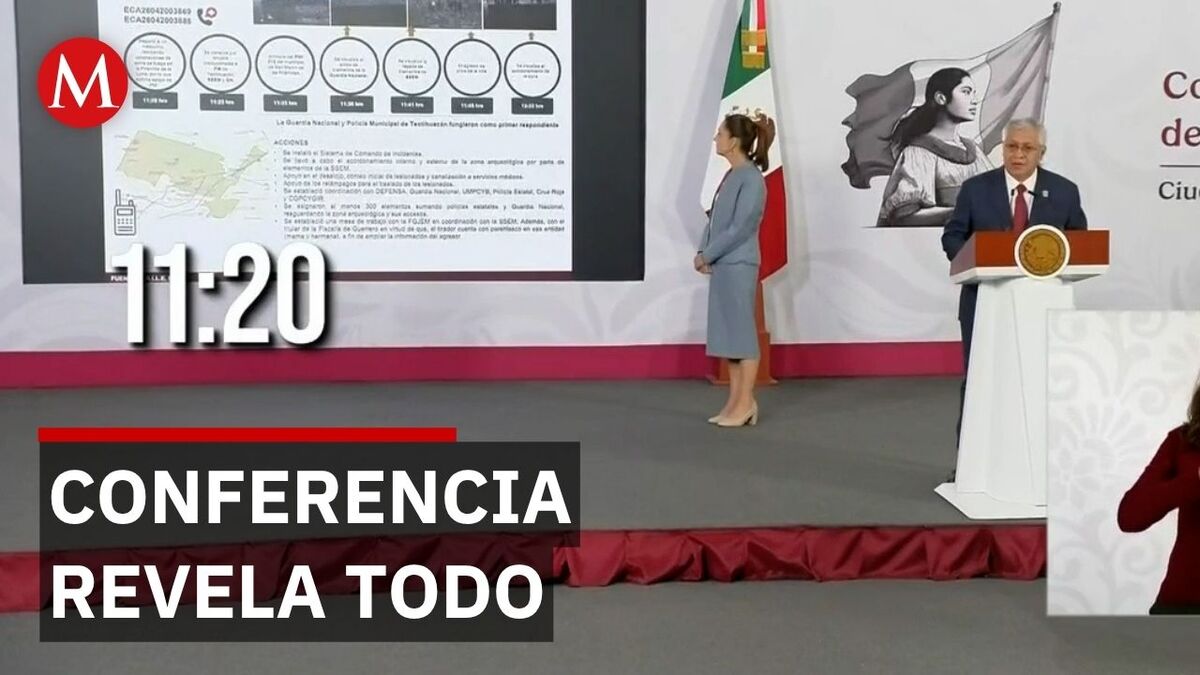 Conferencia revela detalles clave del tiroteo en Teotihuacan