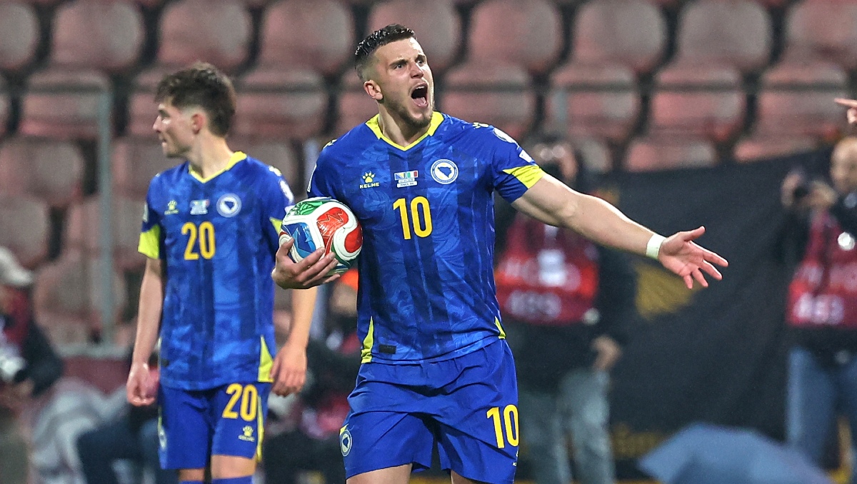 Ermedin Demirović regalará cervezas y helados por la clasificación de su selección al Mundial 2026 (AP)