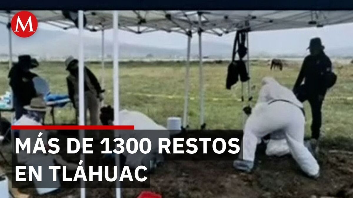 Hallan más de 1300 restos humanos en Tláhuac en zona ya inspeccionada