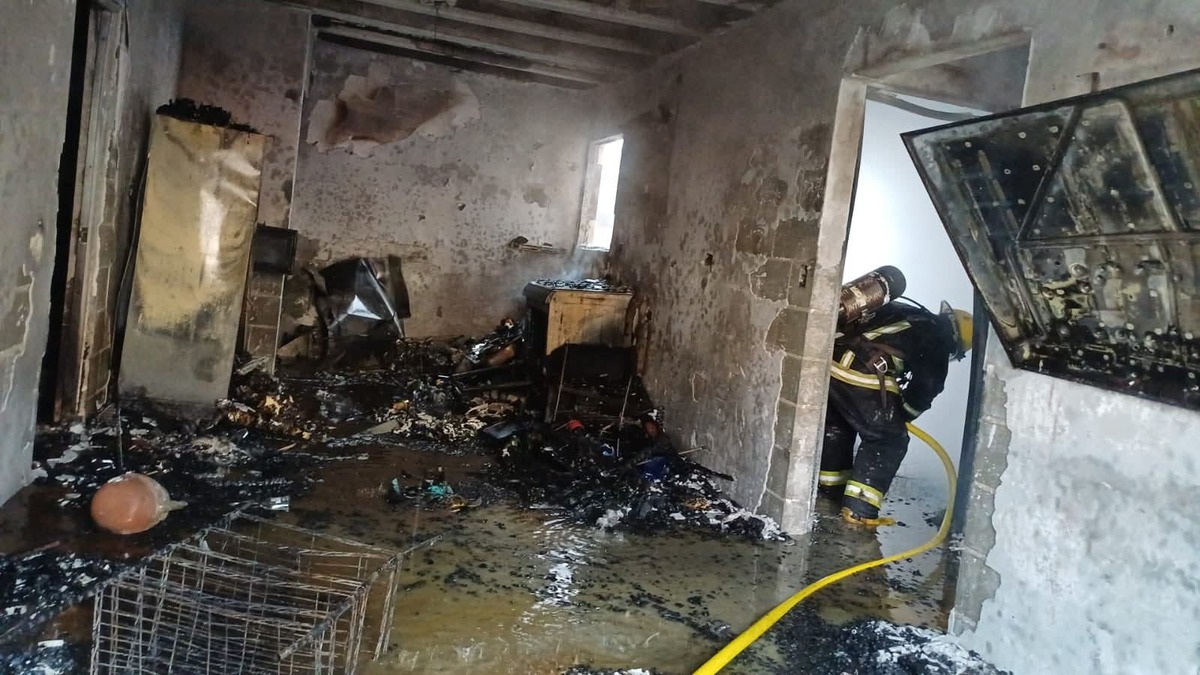 Incendio arrasa con vivienda en Hidalgo tras flamazo por gas