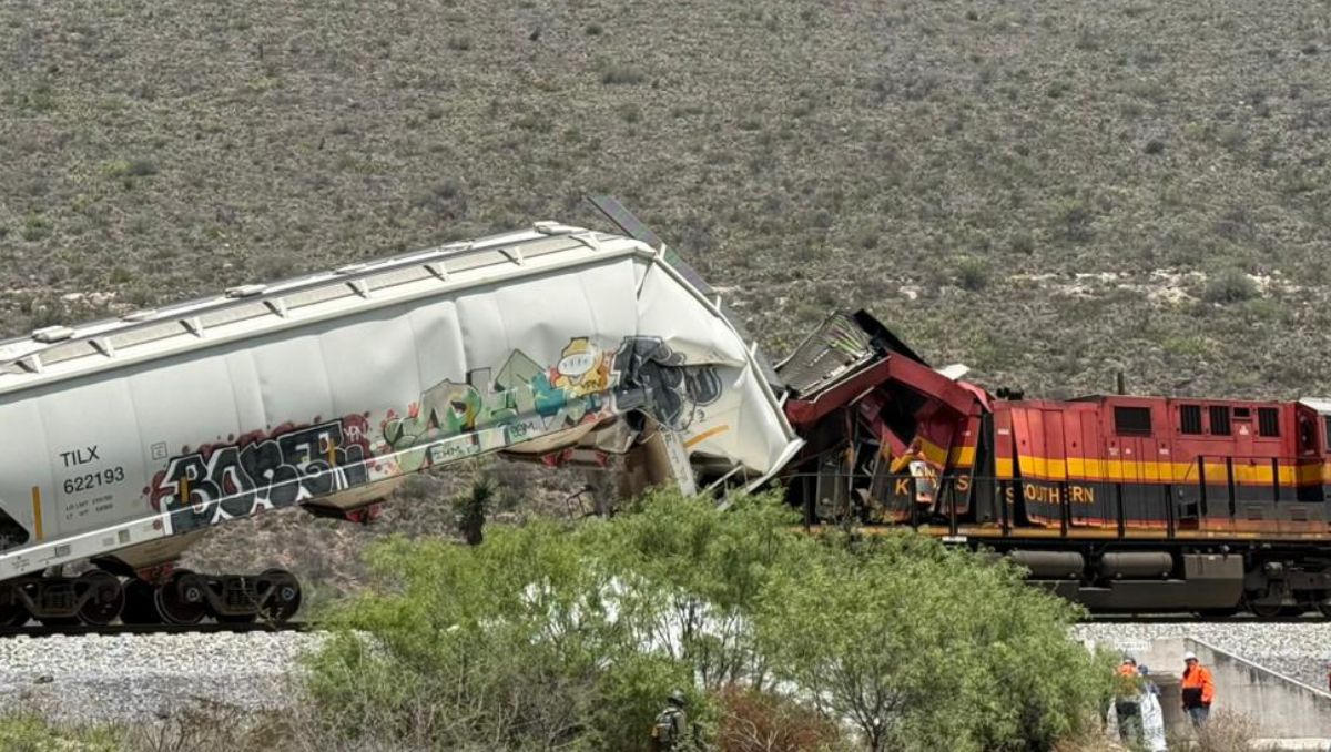 El incidente ocurrió cuando un tren que estaba en reposo fue embestido por otro que arribó a la zona. | Especial