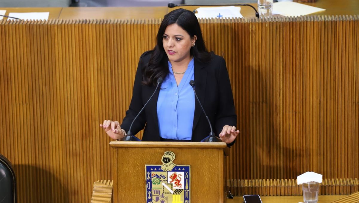 Itzel Castillo, presidenta del Congreso de Nuevo León. | Luis Guerra