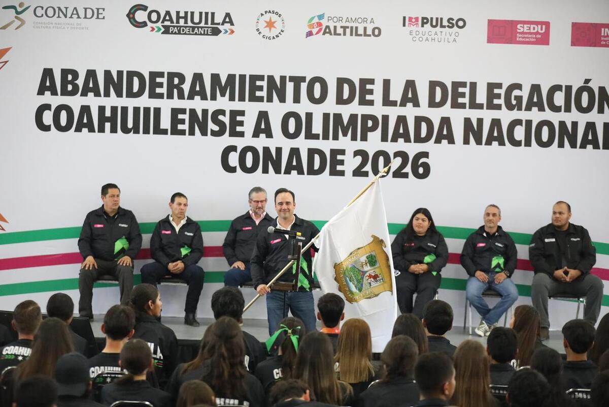 Manolo Jiménez anunció el incremento al doble en los apoyos mensuales a los deportistas medallistas en Coahuila.