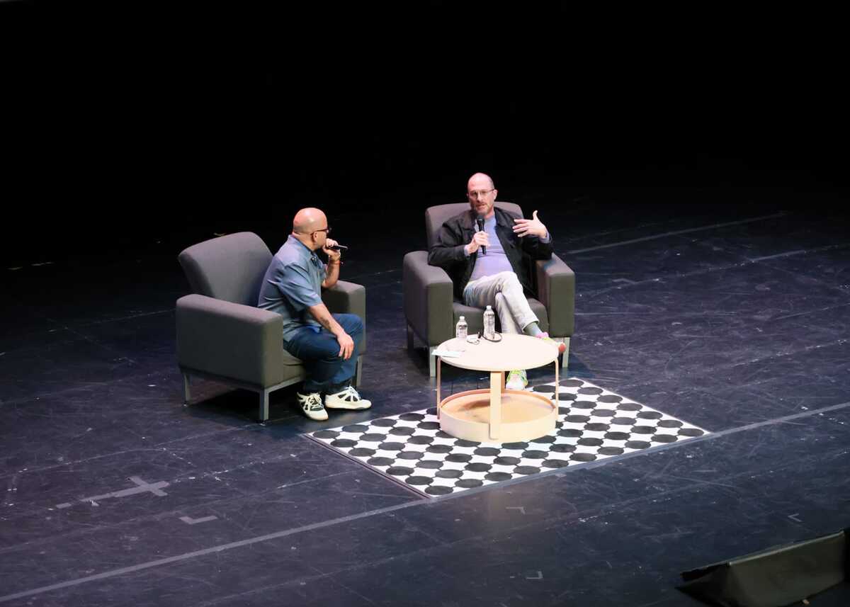 Máster Class  de Darren Aronofsky. (Cortesía Roy Arce)