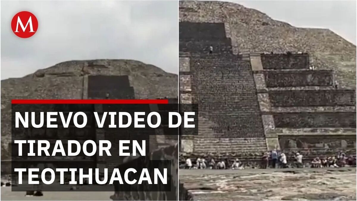 Revelan video de tirador en Teotihuacan amenazando a los rehenes