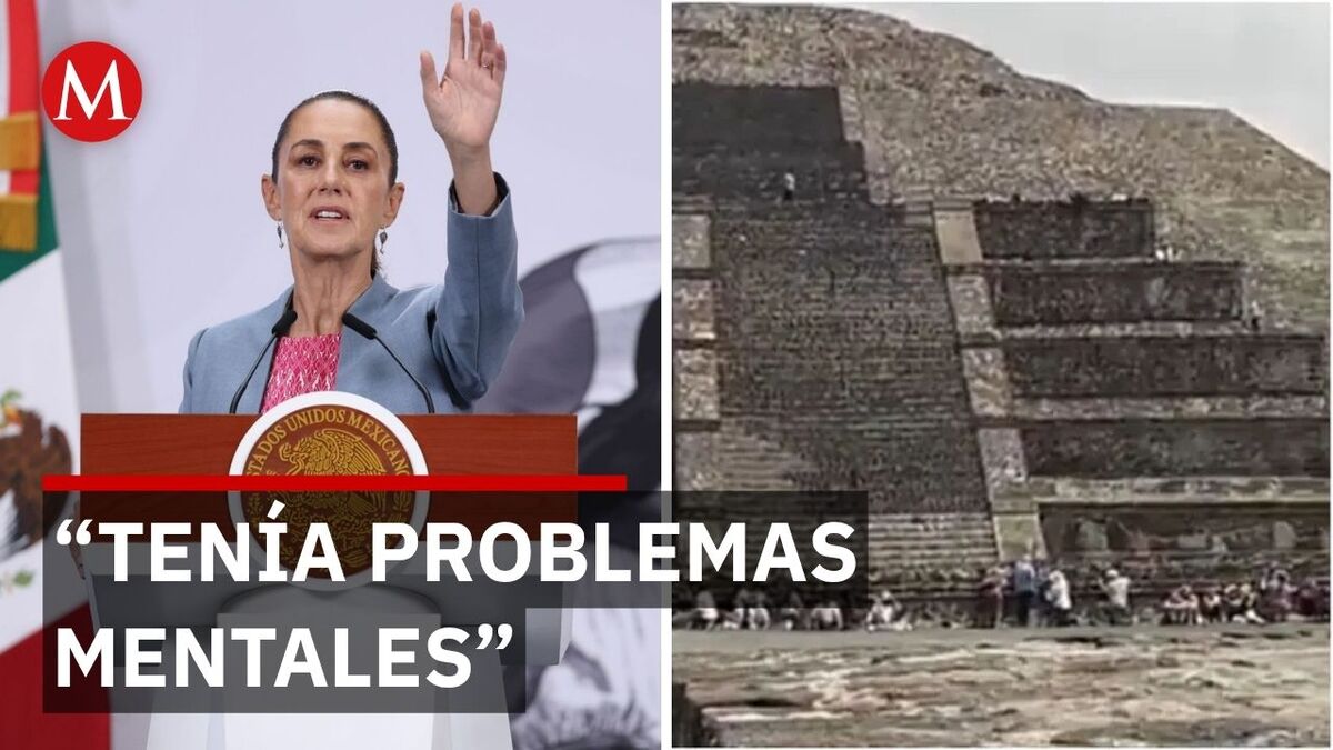 Sheinbaum identifica al agresor de Teotihuacán: esto se sabe