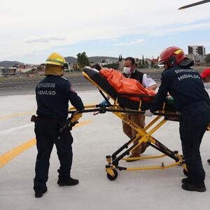 La SSH, informó la realización de dos traslados interhospitalarios aéreos urgentes para garantizar atención médica especializada a pacientes en estado crítico.