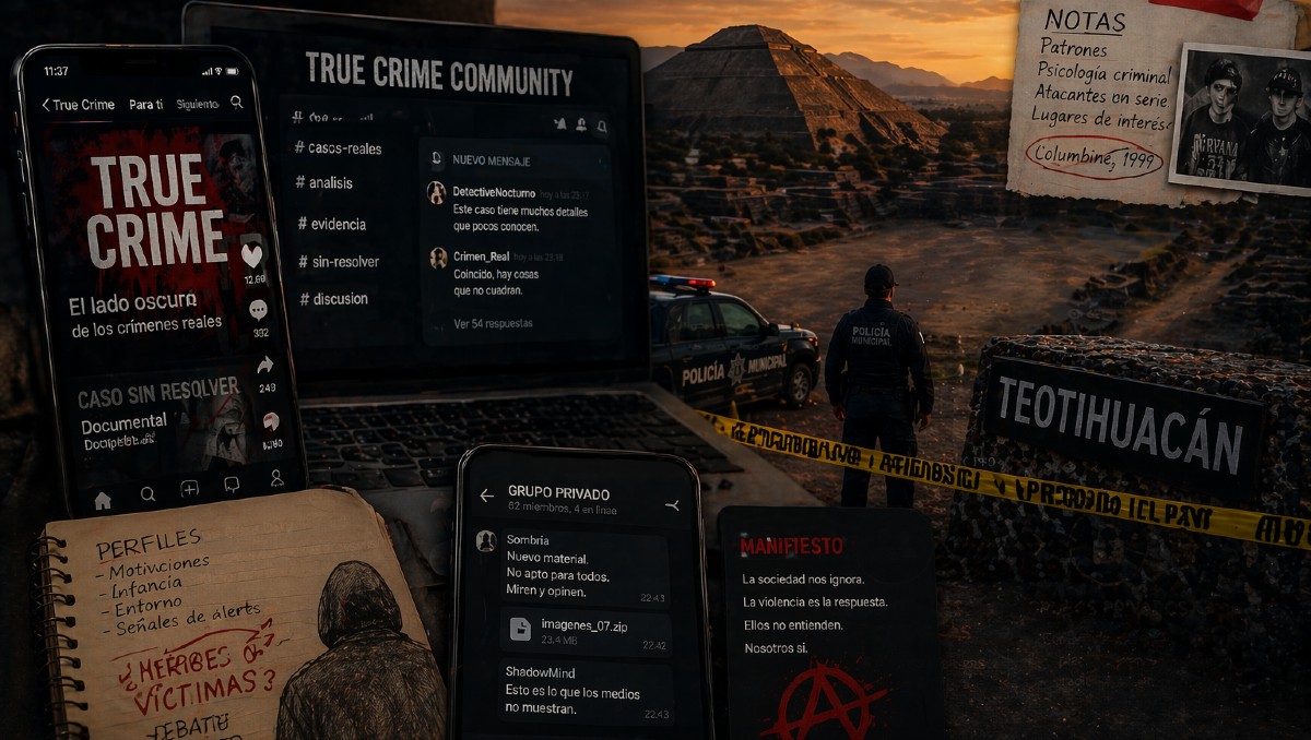 De TikTok a grupos privados: así opera la red de True Crime Community | IA DISCOVER