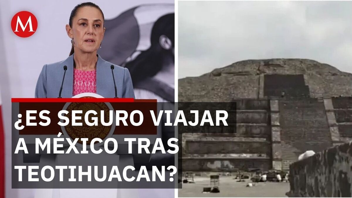 Ante ataque en Teotihuacan, Sheinbaum destaca cifra récord de turistas