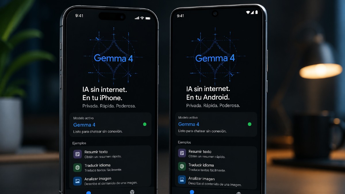 Cómo tener Gemma 4 en iPhone y Android y usar IA sin internet | IA DISCOVER