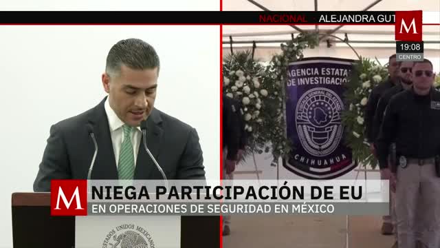 Harfuch niega participación de EU en operativos de Chihuahua | Jaime Núñez, 22 de abril de 2026