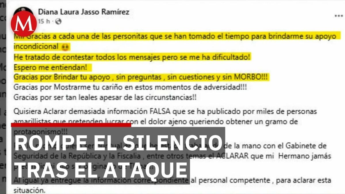 Hermana del agresor de Teotihuacan denuncia información falsa y pide respeto