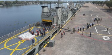 La embarcación fue asegurada por las autoridades