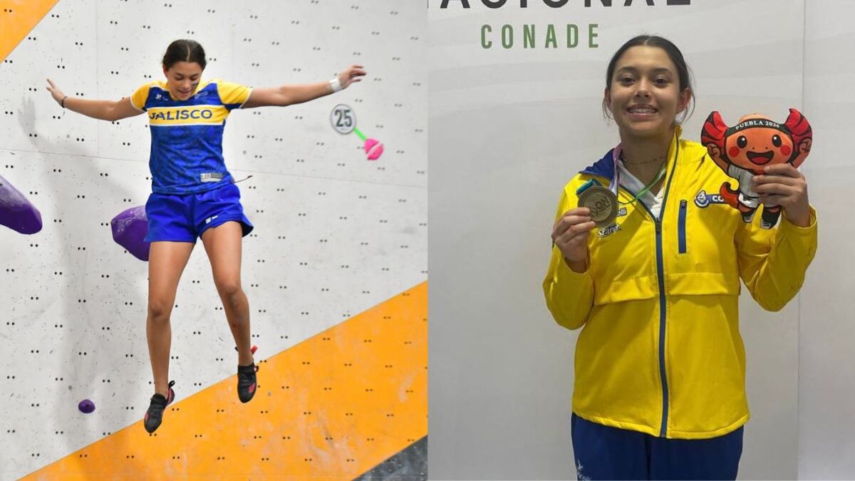 Natalia González: Pentacampeona de Escalada en CONADE 2026 (Kevin Hernández)