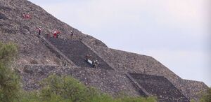 Balacera en Teotihuacan.