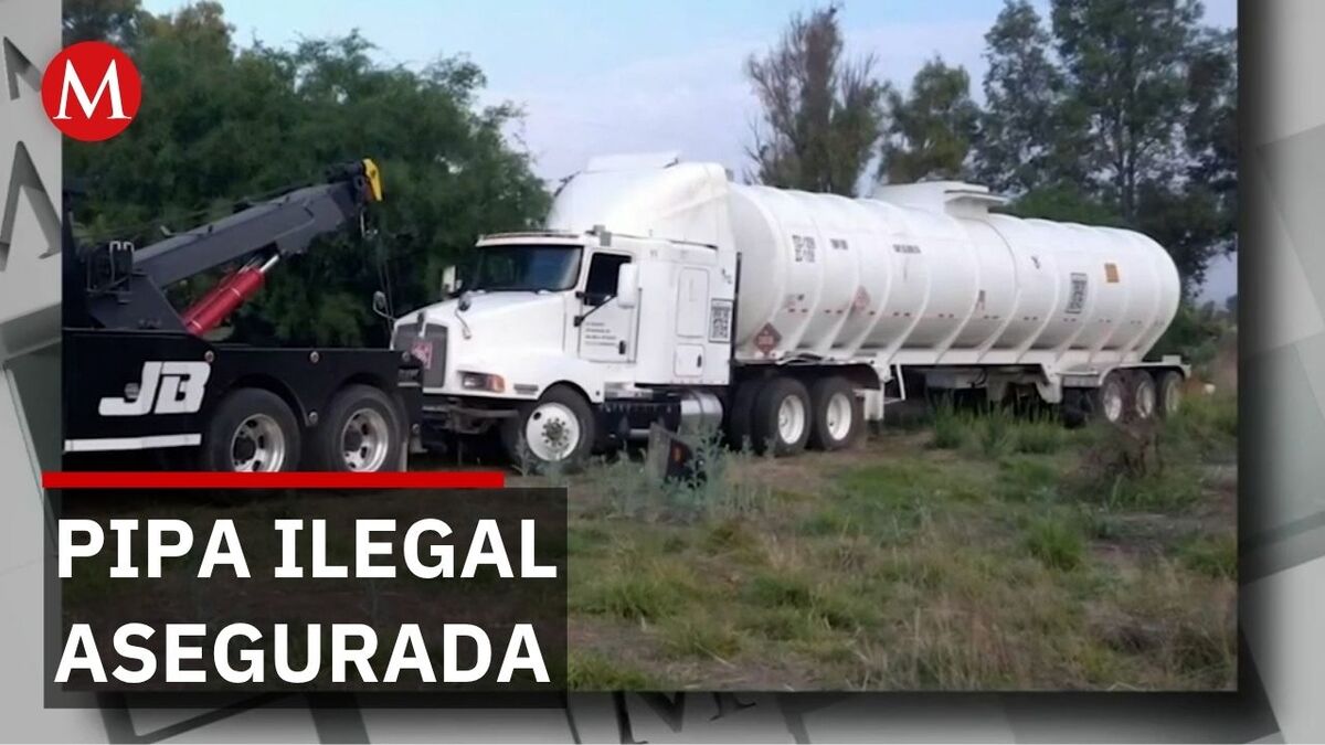 Aseguran pipa camuflada usada para robo de combustible en Querétaro