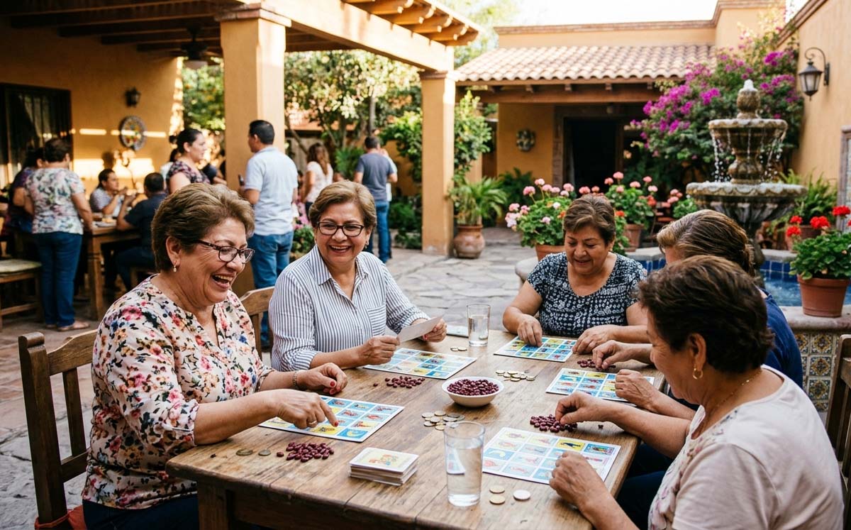 Bingo Turístico 2026 en Torreón: invitan a madres a jugar con identidad. | Foto: Generada con IA