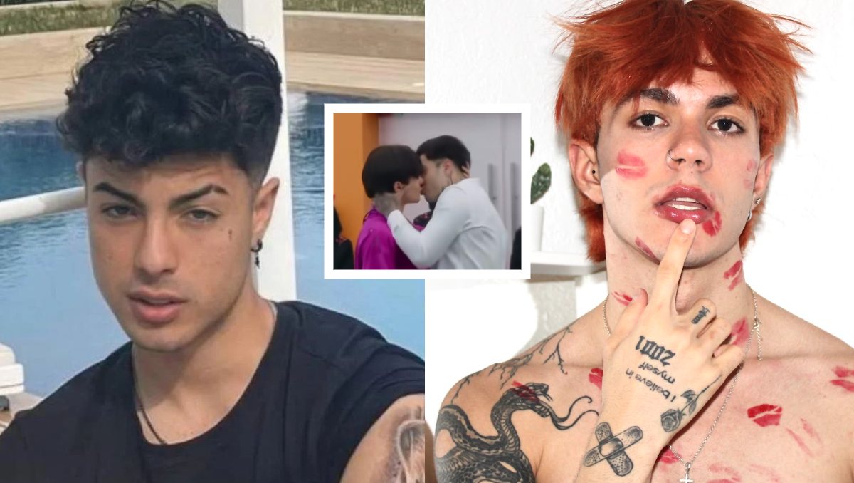 Carlos Alberto y Naim Darrechi desatan revuelo con beso. | ESPECIAL