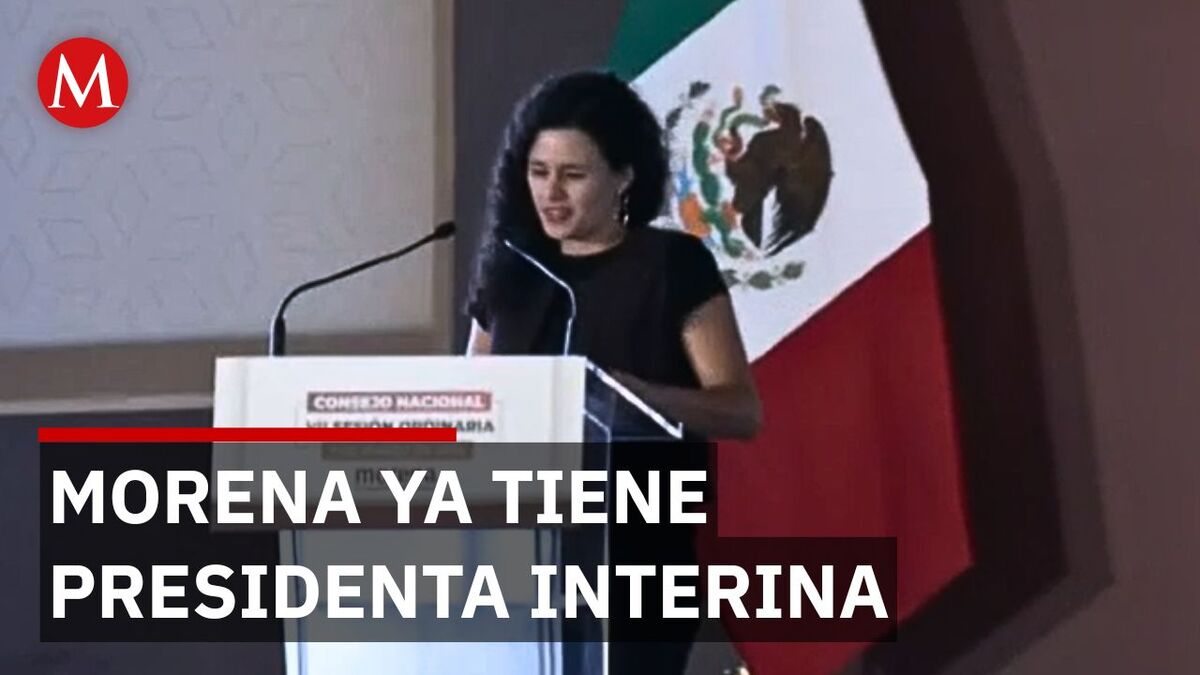 Carolina Rangel asume como presidenta interina de Morena mientras se define la nueva dirigencia