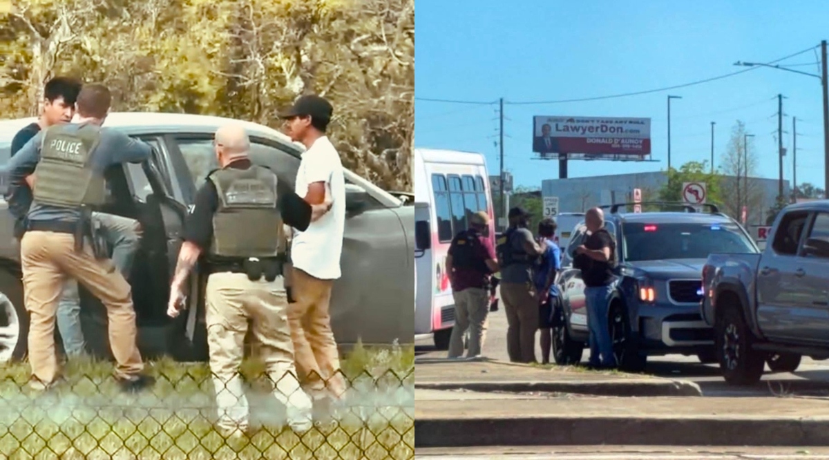 Detenciones de migrantes en Nueva Orleans captadas por la organización | Foto: Unión Migrante