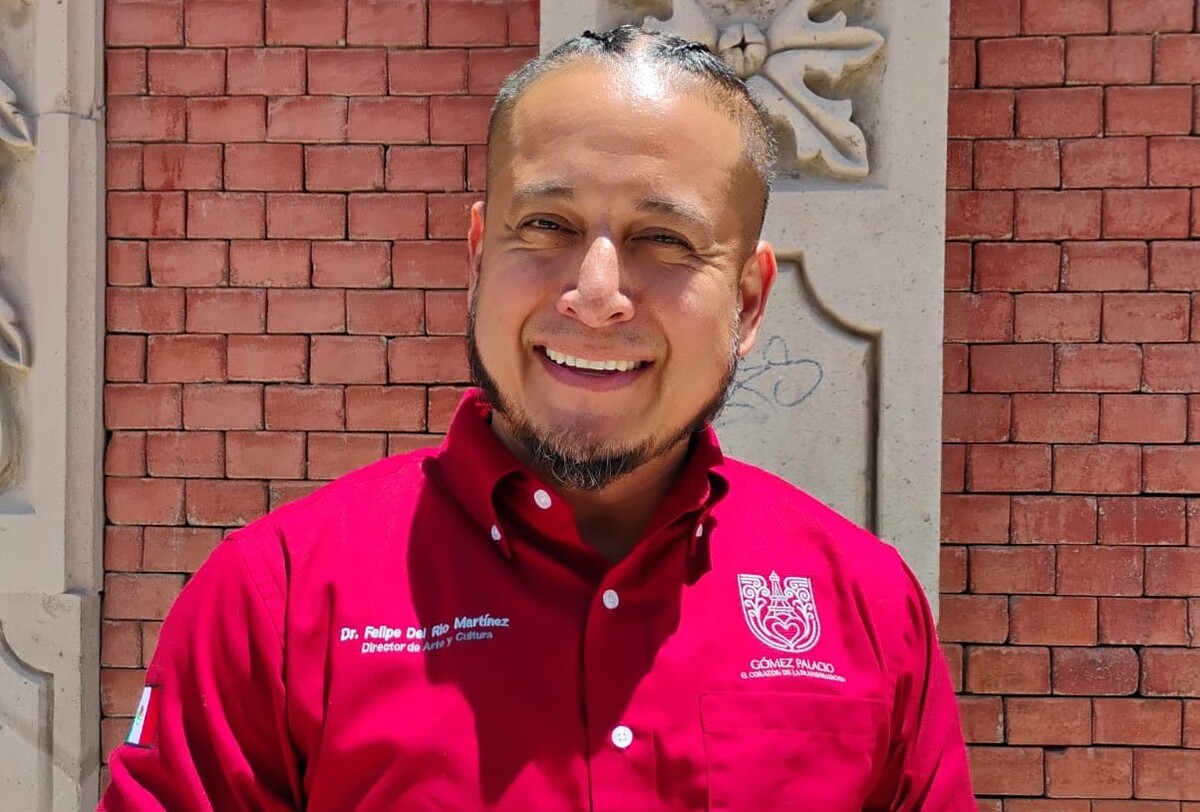Felipe del Río Martínez, director de Arte y Cultura de Gómez Palacio, detalló las acciones de su dependencia | Lilia Ovalle