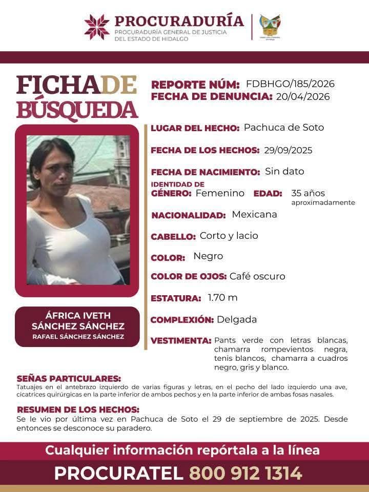 #JusticiaParaÁfrica: Exigen localizar a activista trans desaparecida en Pachuca