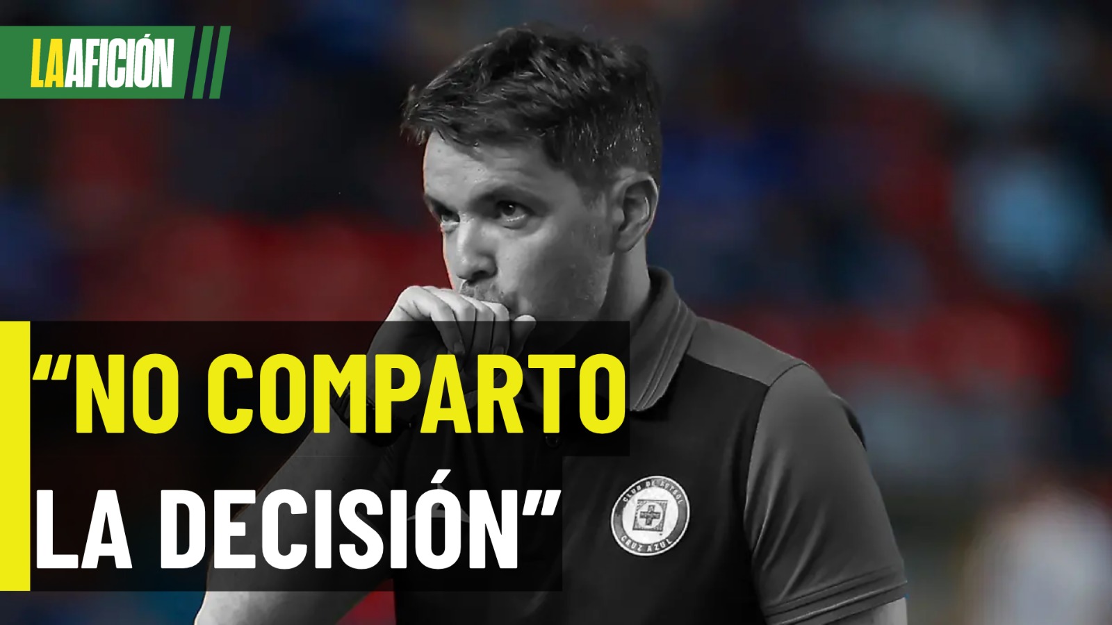 Larcamón rompe el silencio: "No entiendo mi despido de Cruz Azul"