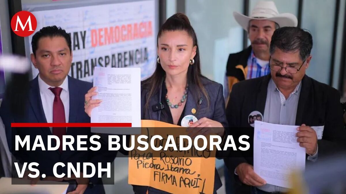 Madres buscadoras impulsan juicios políticos contra Rosario Piedra para abrir la CNDH a víctimas