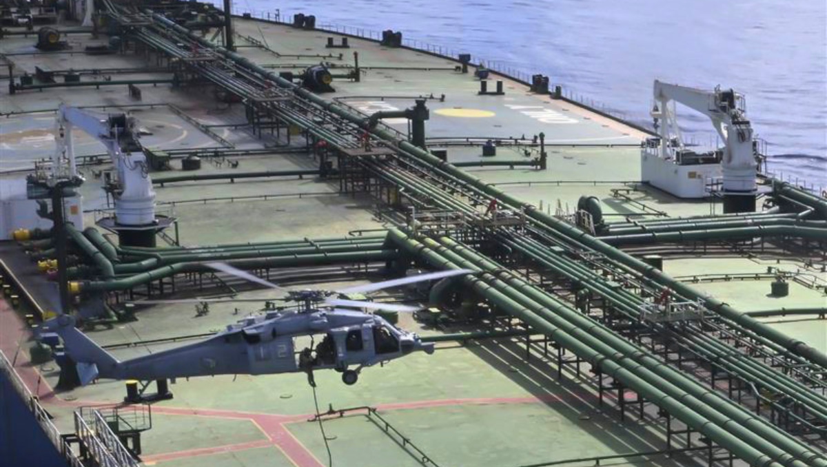 M/T Majestic X que transportaba petróleo desde Irán responsabilidad de INDOPACOM. | EFE