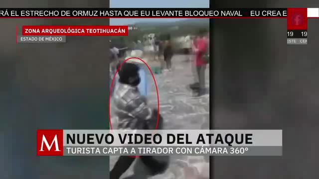 Revelan video del momento previo al tiroteo en Teotihuacan | Jaime Núñez, 23 de abril de 2026
