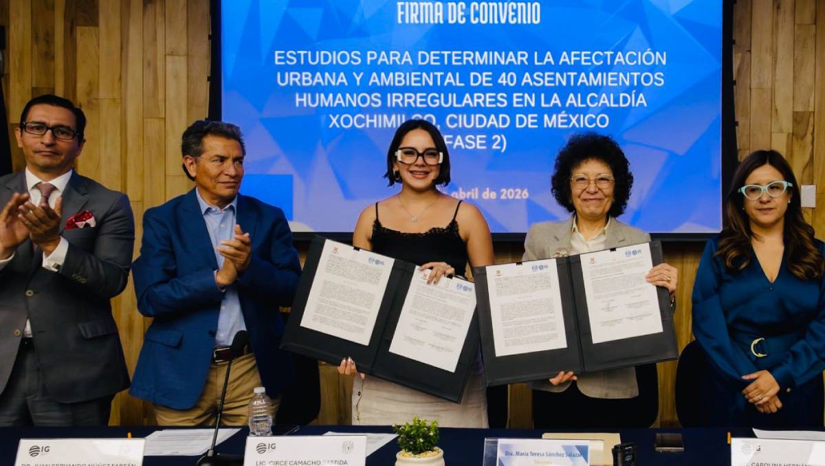 La alcaldesa Circe Camacho firmó la segunda fase del convenio iniciado en 2025. | Foto: Especial