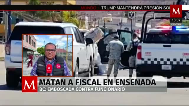 Ejecutan a fiscal de Baja California en carretera de Ensenada | Milenio Noticias, 24 de abril 2026