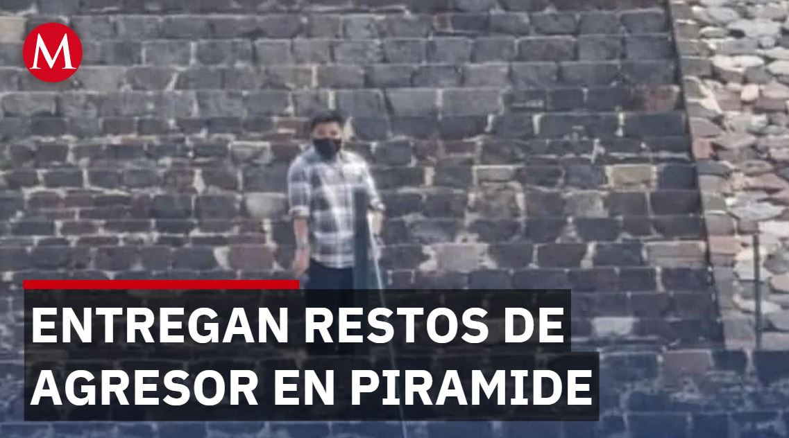 Entregan cuerpo de Julio César, agresor de la Zona Arqueológica de Teotihuacan, a su familia