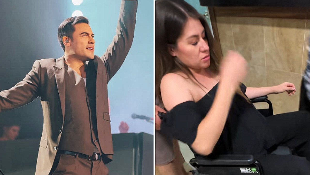 Fan de Carlos Rivera entra en labor de parto en pleno concierto |TikTok