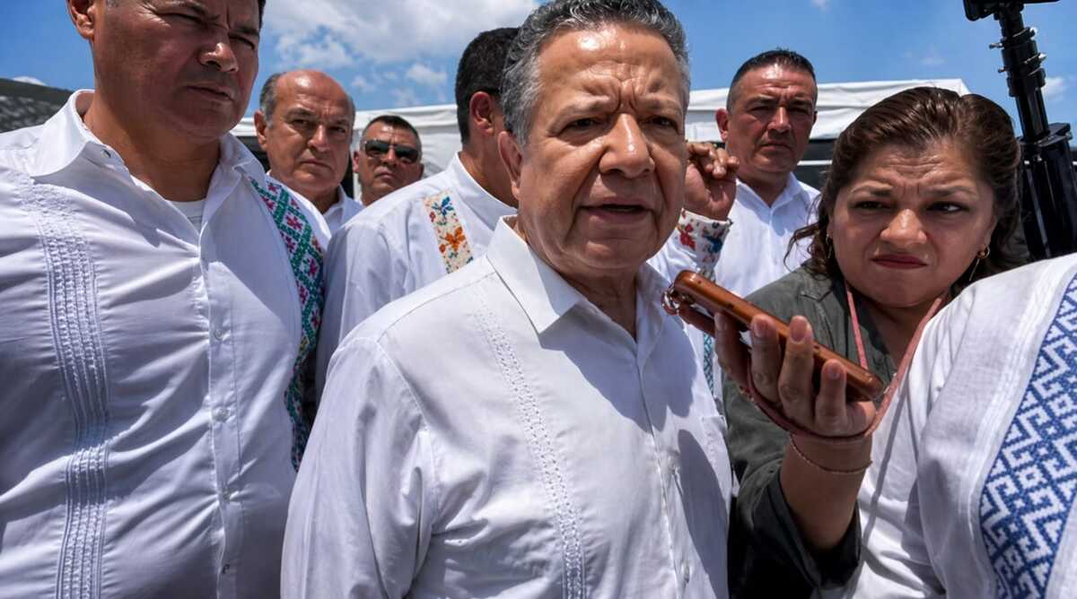 Julio Menchaca Salazar, gobernador de Hidalgo. (Cortesía)