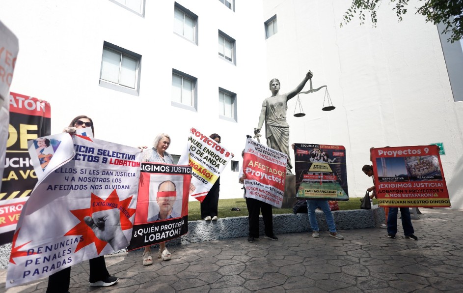 Los manifestantes acusaron el fraude millonario por parte de esta desarrolladora. | Fabricio Gallegos