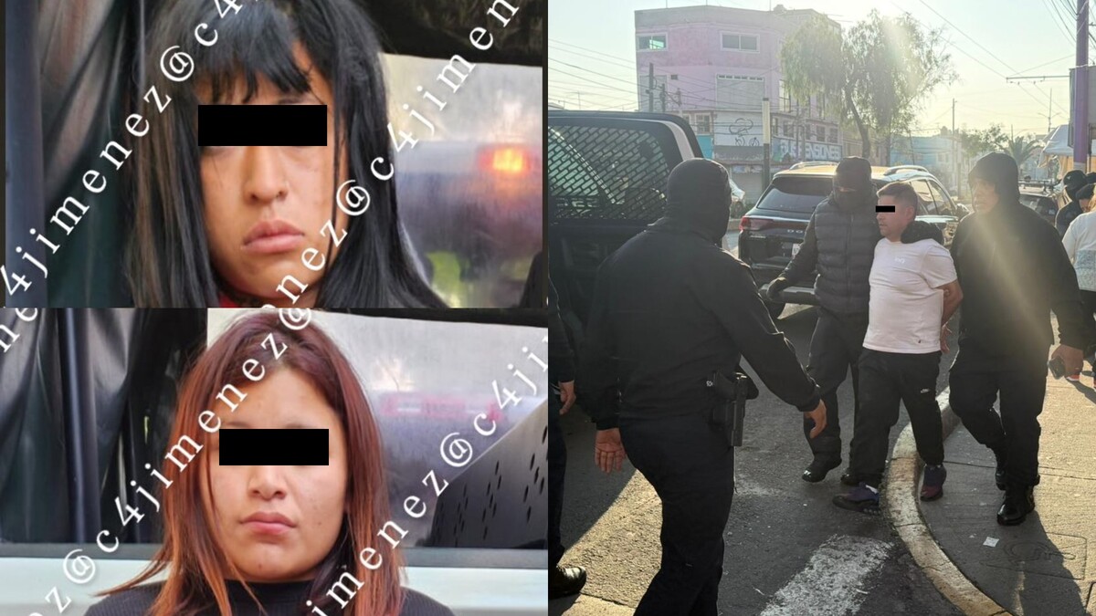 Dos de las personas detenidas eran mujeres y fueron identificadas como Brisa 'N' y Alejandra 'N'. | Foto: Especial