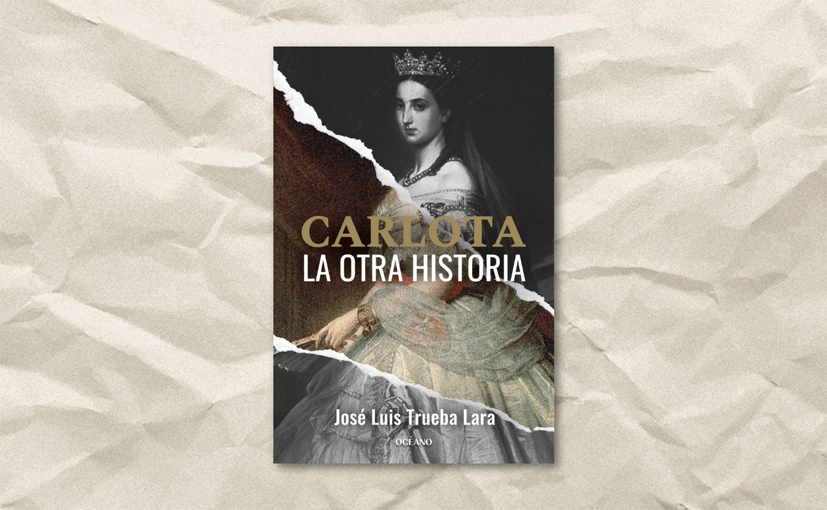 Portada de ‘Carlota. La otra historia’, de José Luis Trueba Lara. (Océano)