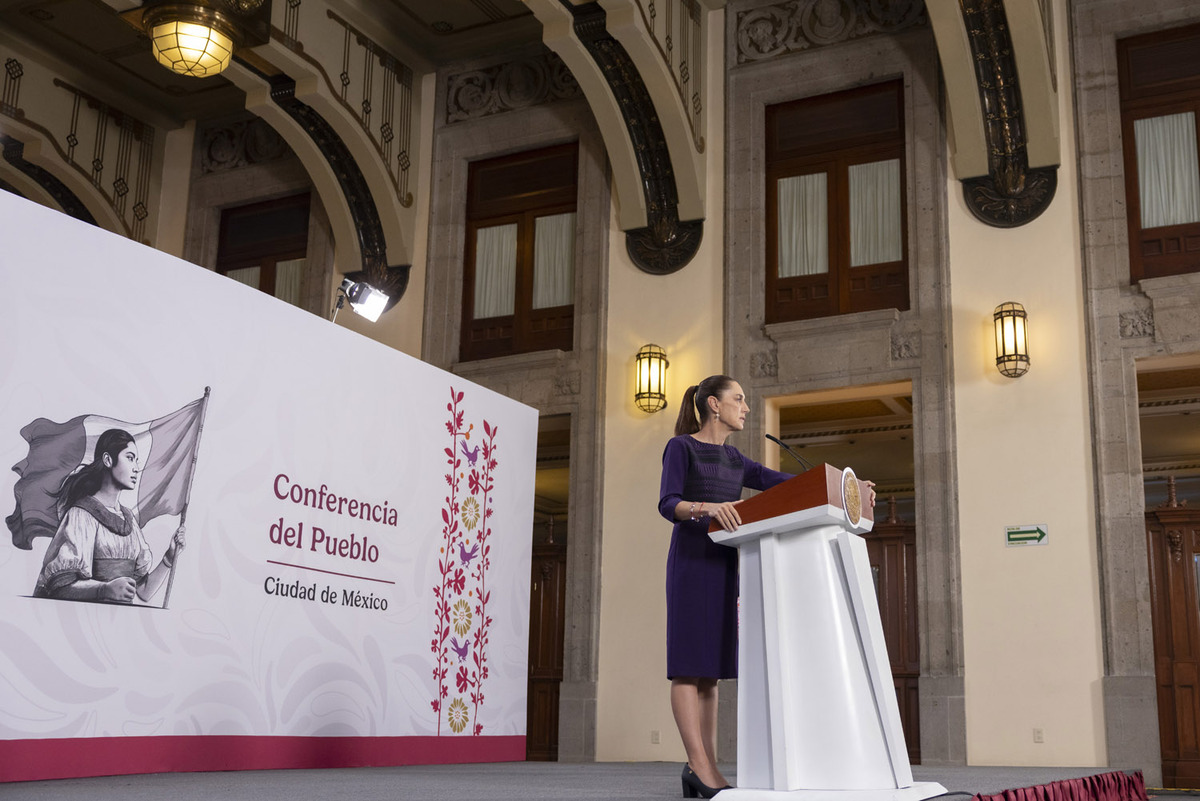 La Presidenta se pronunció sobre las declaraciones del embajador de EU en México. | Foto: Presidencia