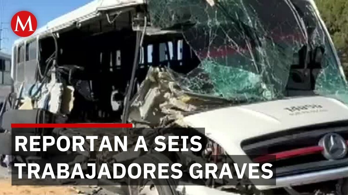 En Saltillo, un choque de camión de personal deja 24 heridos