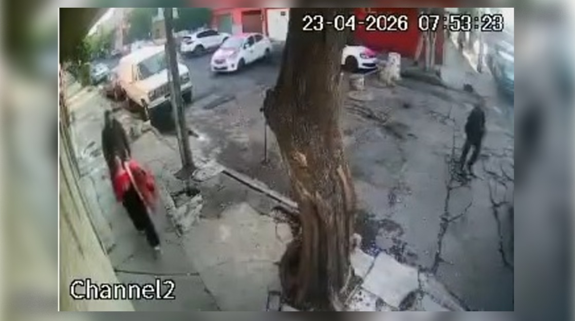 El suceso ocurrió en el cruce de las calles Fernando López Arias y Elena Garro.