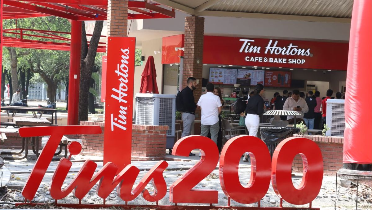 La sucursal 200 del Tim Hortons se ubica al interior de Parque Fundidora. | Luis Guerra