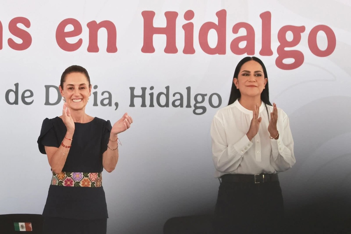 Ariadna Montiel acompañó a la presidenta Sheinbaum durante su visita al estado de Hidalgo | Foto: Cortesía.