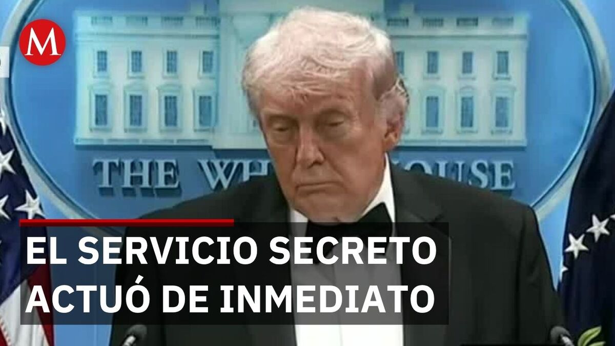 Trump relata tiroteo en Washington: "Pensé que era una bandeja"