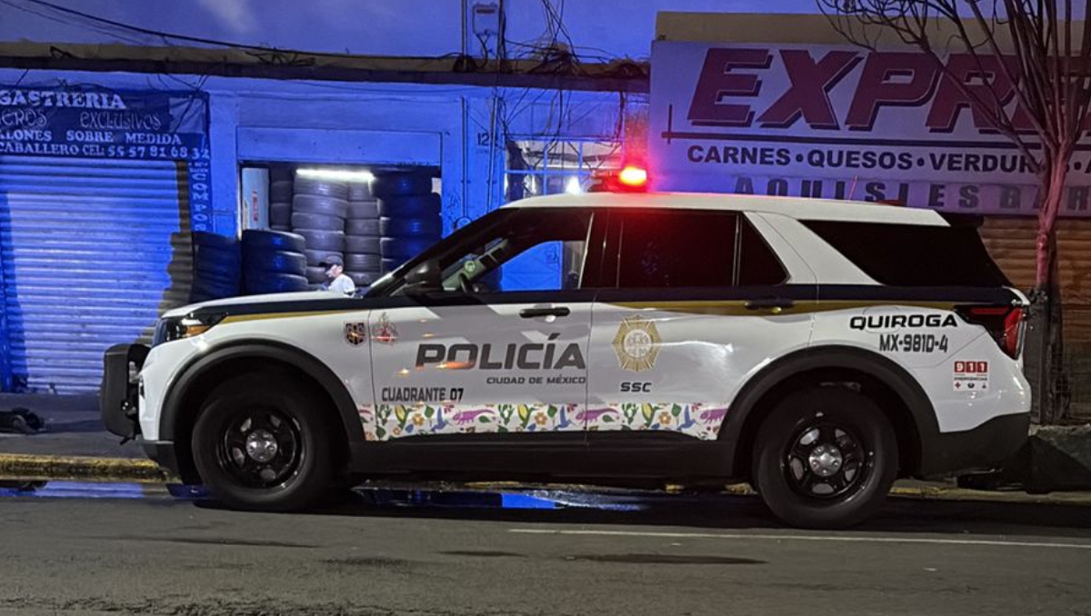 Vehículo de la Secretaría de Seguridad Ciudadana (SSC). | Foto: Enrique Luna