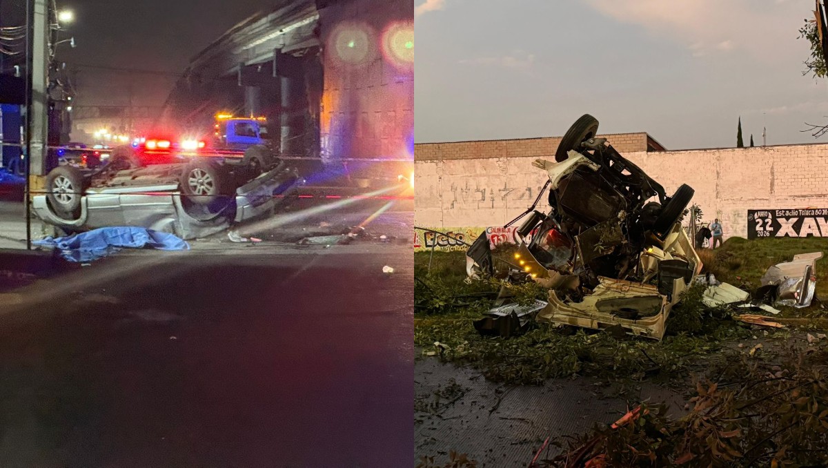 Dos caídas mortales en puentes del Valle de Toluca | Foto: Especial