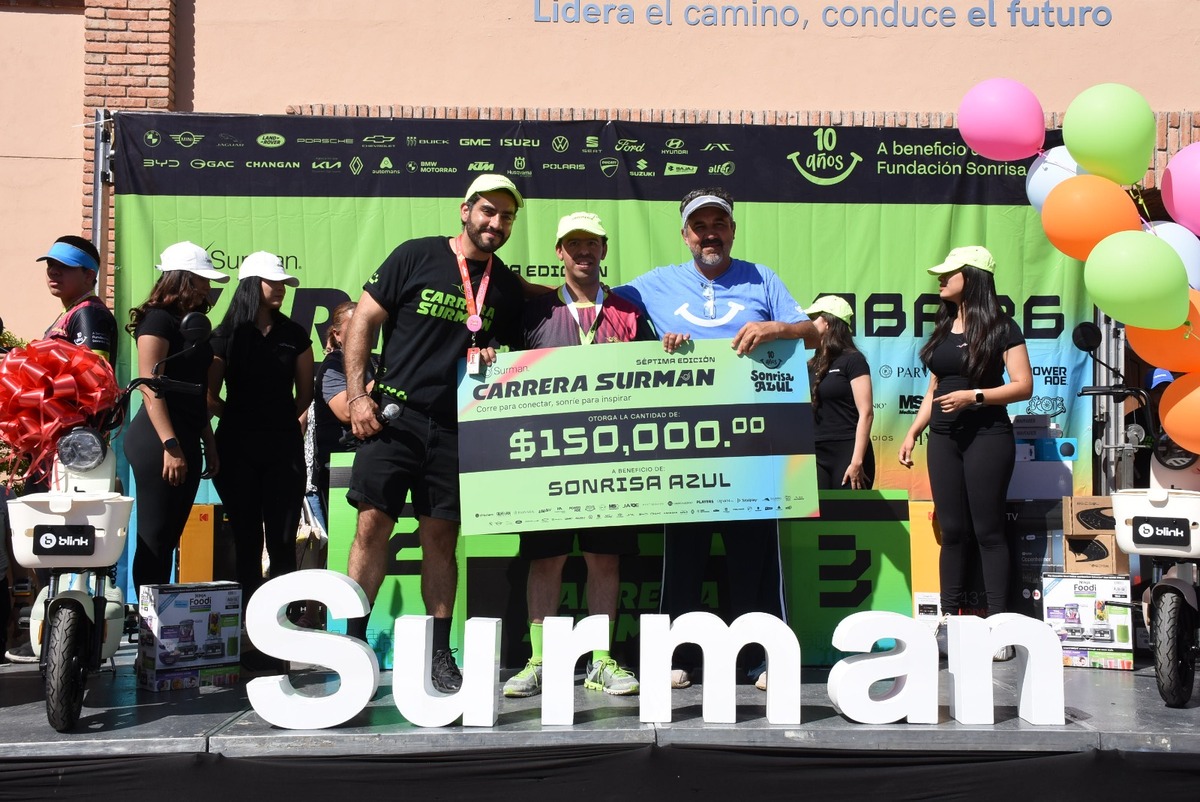 La competencia reunió a mil 500 atletas y tuvo un enfoque solidario al apoyar a la Fundación Sonrisa Azul.