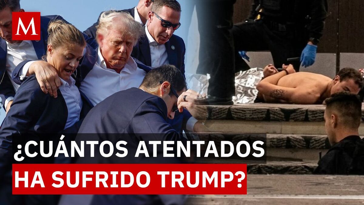 ¿Cuántos van? Estos son los atentados a los que ha sobrevivido Donald Trump hasta hoy